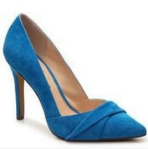 Blue Suede Heels